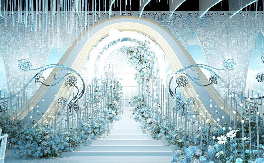 平邑釡香烙馍村水晶厅效果展示